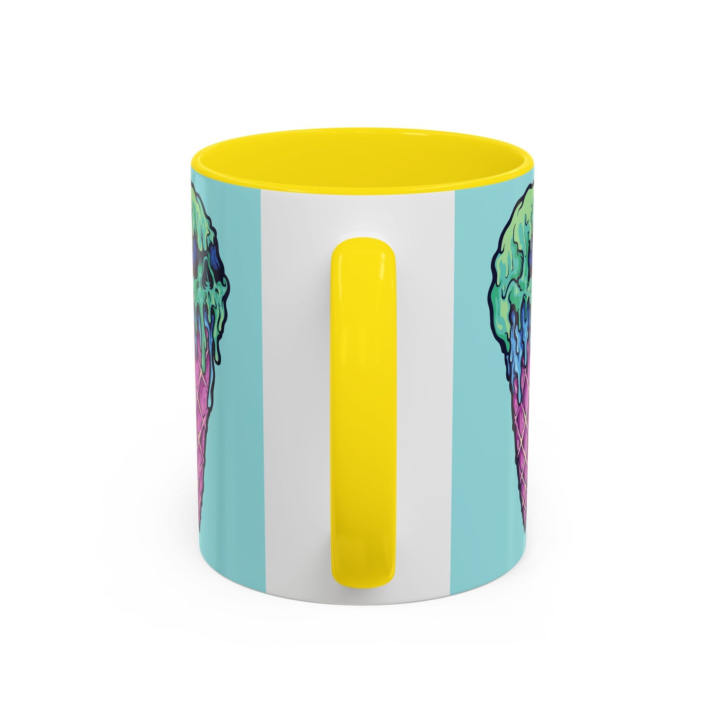 Creepy Ice Cream Mug - Perfect for Halloween, Unique Gift for Coffee Lovers, Spooky Decor, Creepscream Design, Fun Kitchenware