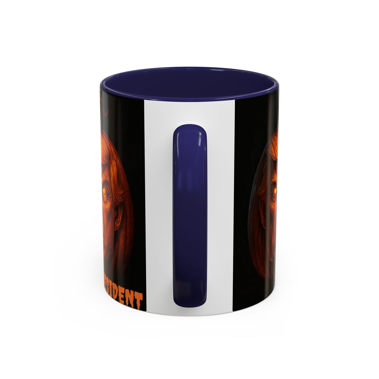 Halloween Pumpkin President Mug, Fun Gift for Coffee Lovers, Spooky Decor, Trick or Treat, Autumn Vibes, Unique Collectible