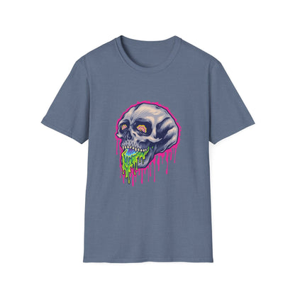 Scary Colorful Stone Skull - Mleem