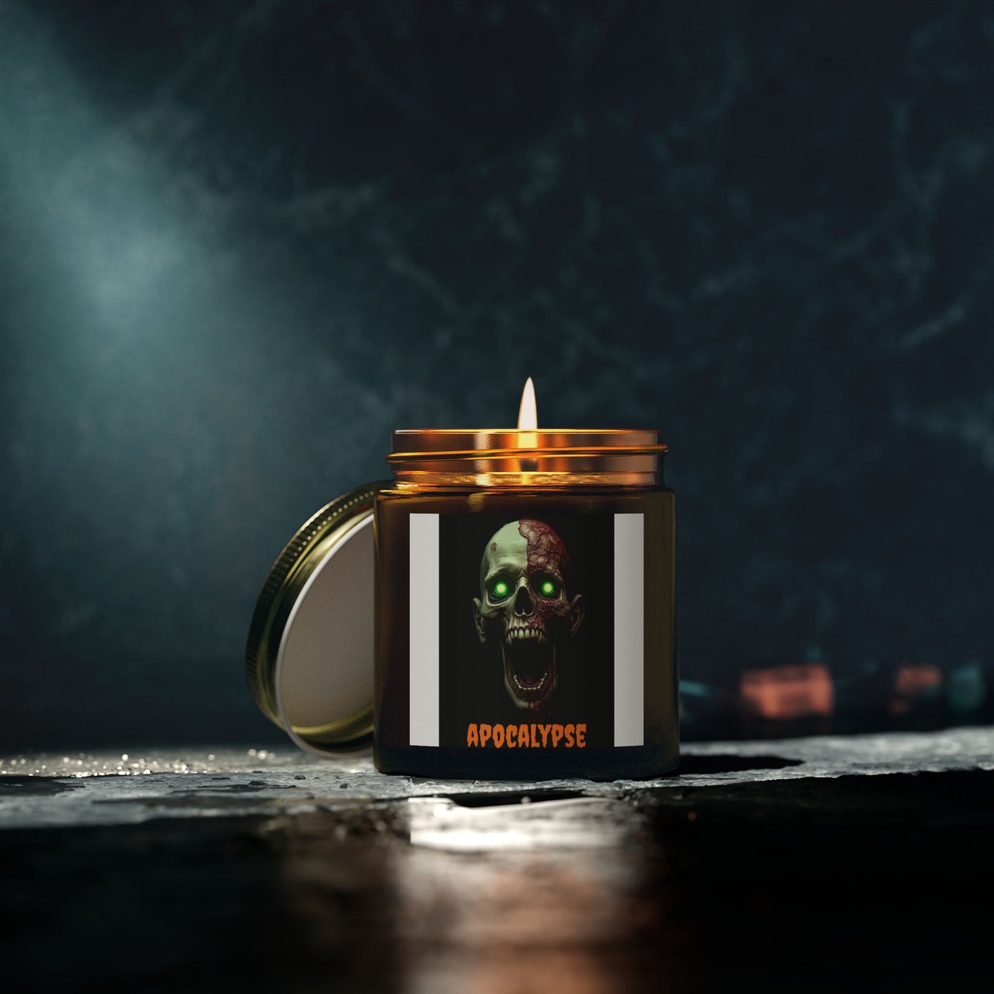 Halloween Scented Candles - Apocalypse Theme, Candle for Spooky Decor, Soy Wax Candle, Unique Gift, Fragrant Candle for Fall