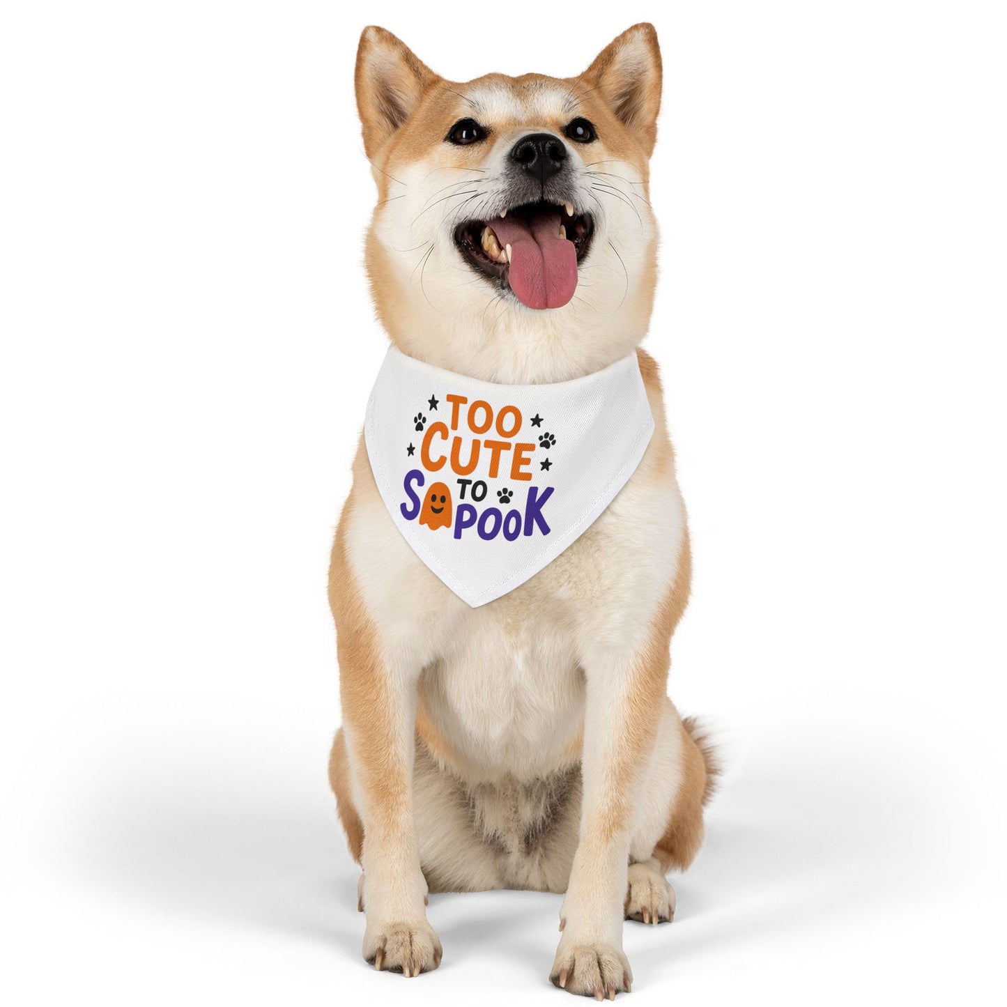 Adorable Pet Bandana Collar for Halloween, Dog Accessory, Cute Halloween Outfit, Pet Costume, Trick or Treat Ready