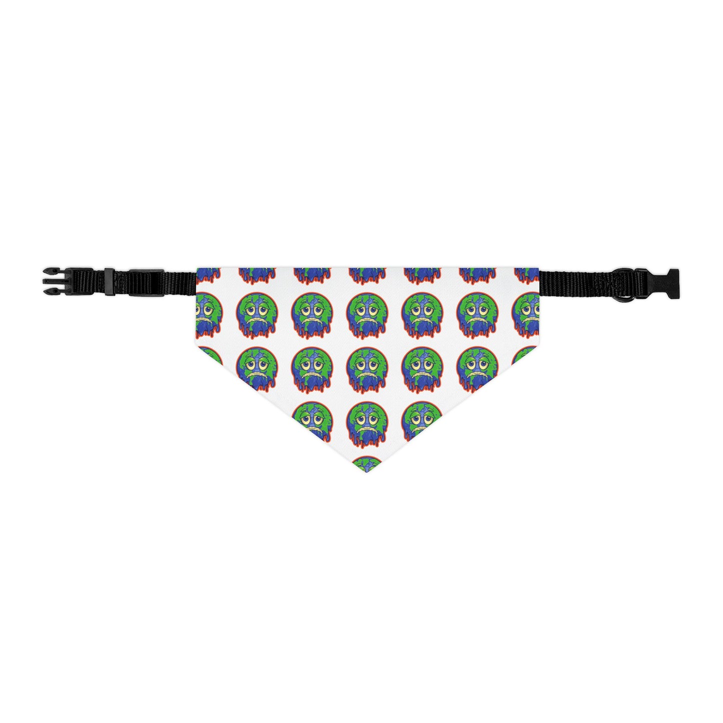 Pet Bandana Collar with Colorful Monster Design - Cute Dog Accessory for Halloween, Pet Costume, Dog Fashion, Dog Party, Puppy Gift