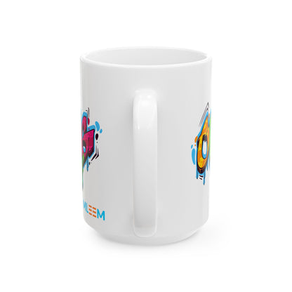 Colorful Graffiti Ceramic Mug