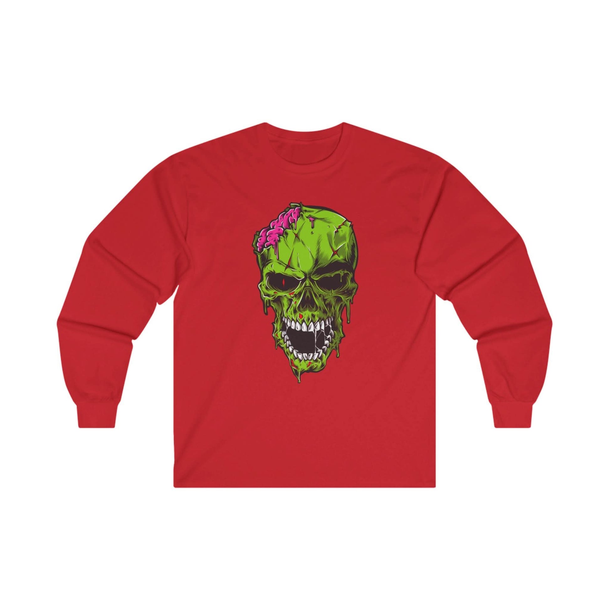 Scary Zombie Head Illustration - Mleem