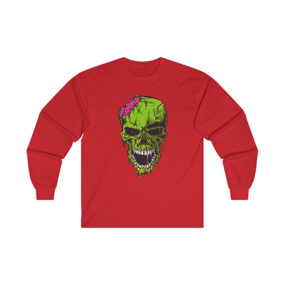 Scary Zombie Head Illustration - Mleem