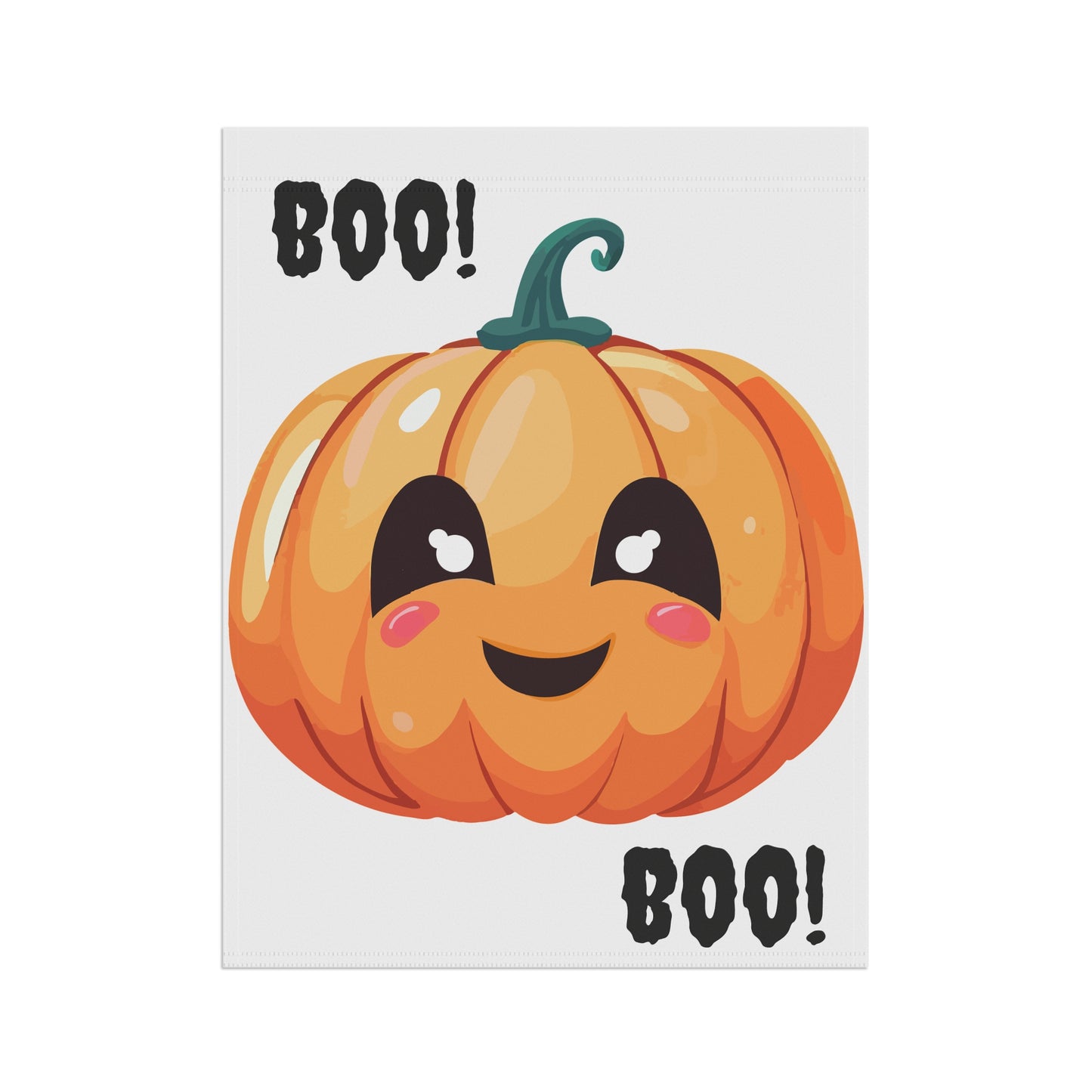 Cute Fall Garden Banner for Halloween Decor, Pumpkin Flag, Outdoor Autumn Decoration, Boo! Banner, Seasonal Yard Flag