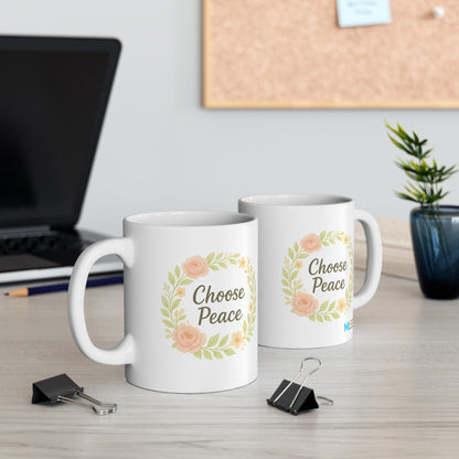 Floral Design Ceramic Mug