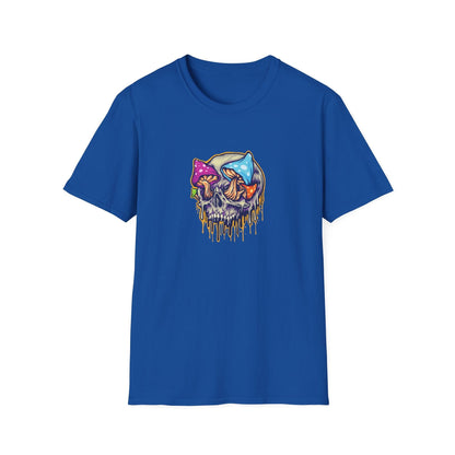 Scary Skull Mushrooms Melted Colorful - Mleem