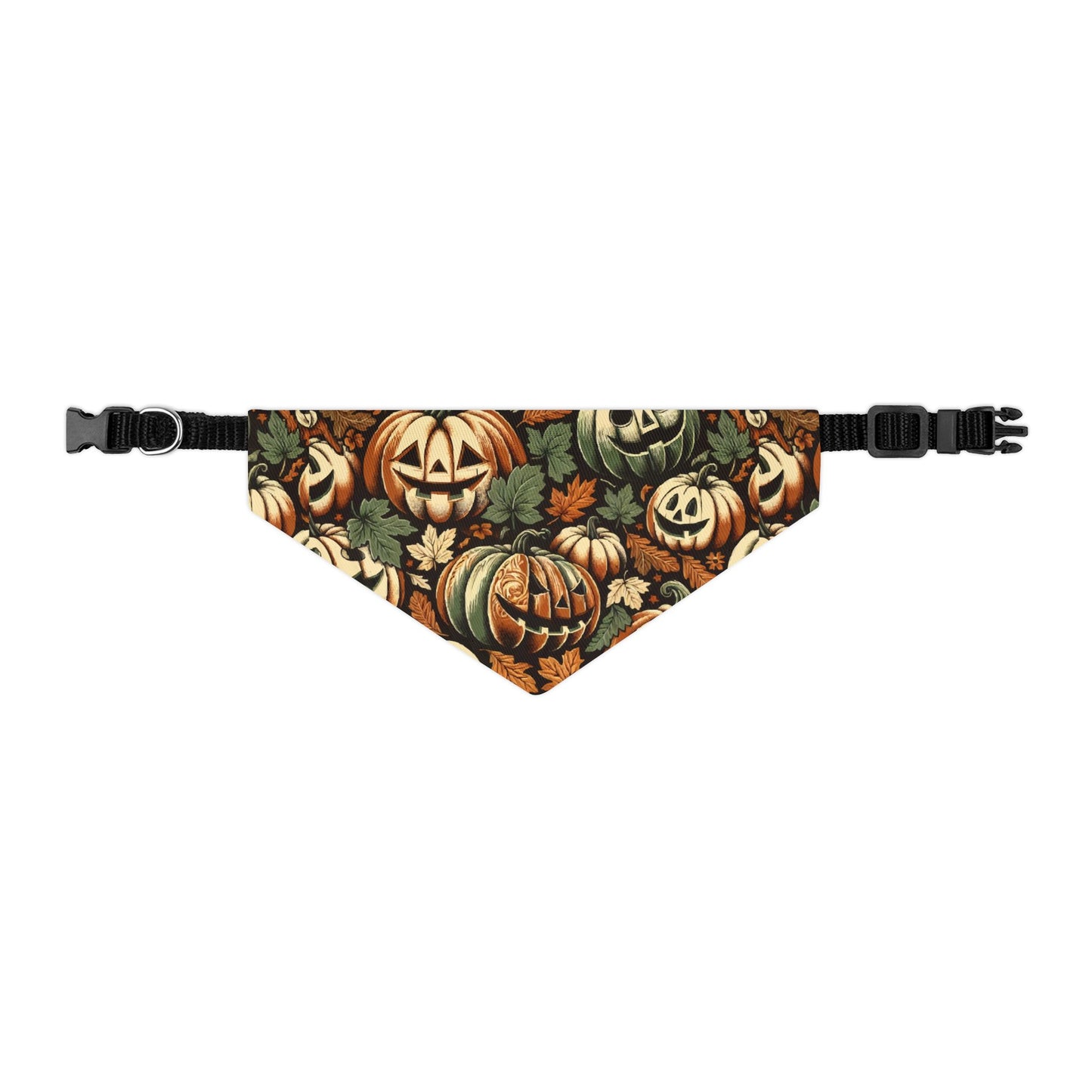 Pumpkin Patch Pet Bandana, Fall Dog Accessory, Halloween Pet Costume, Autumn Bandana Collar, Seasonal Pet Apparel, Dog Outfit