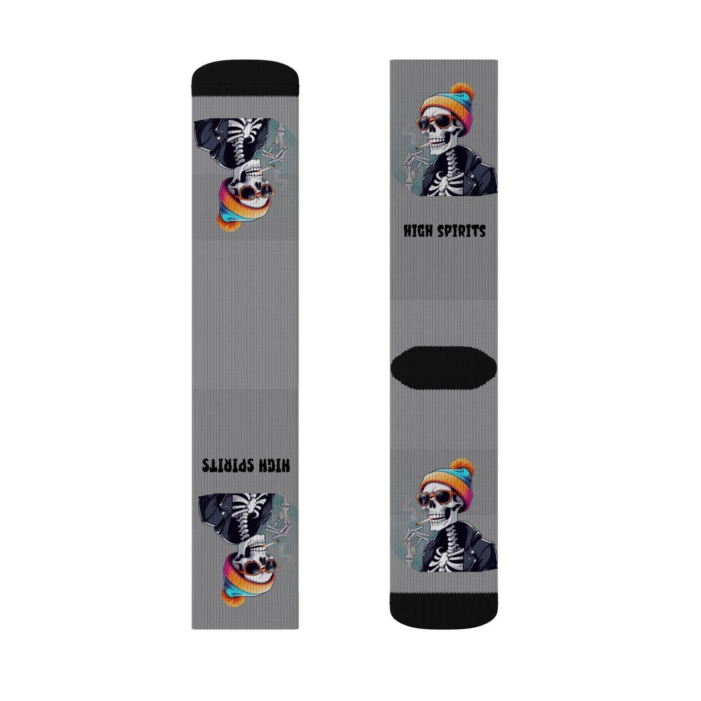 Fun Graphic Socks - Unique Gift for Halloween, Cozy Wear, Comfortable Footwear, Vibrant Design, Trendy Accessories