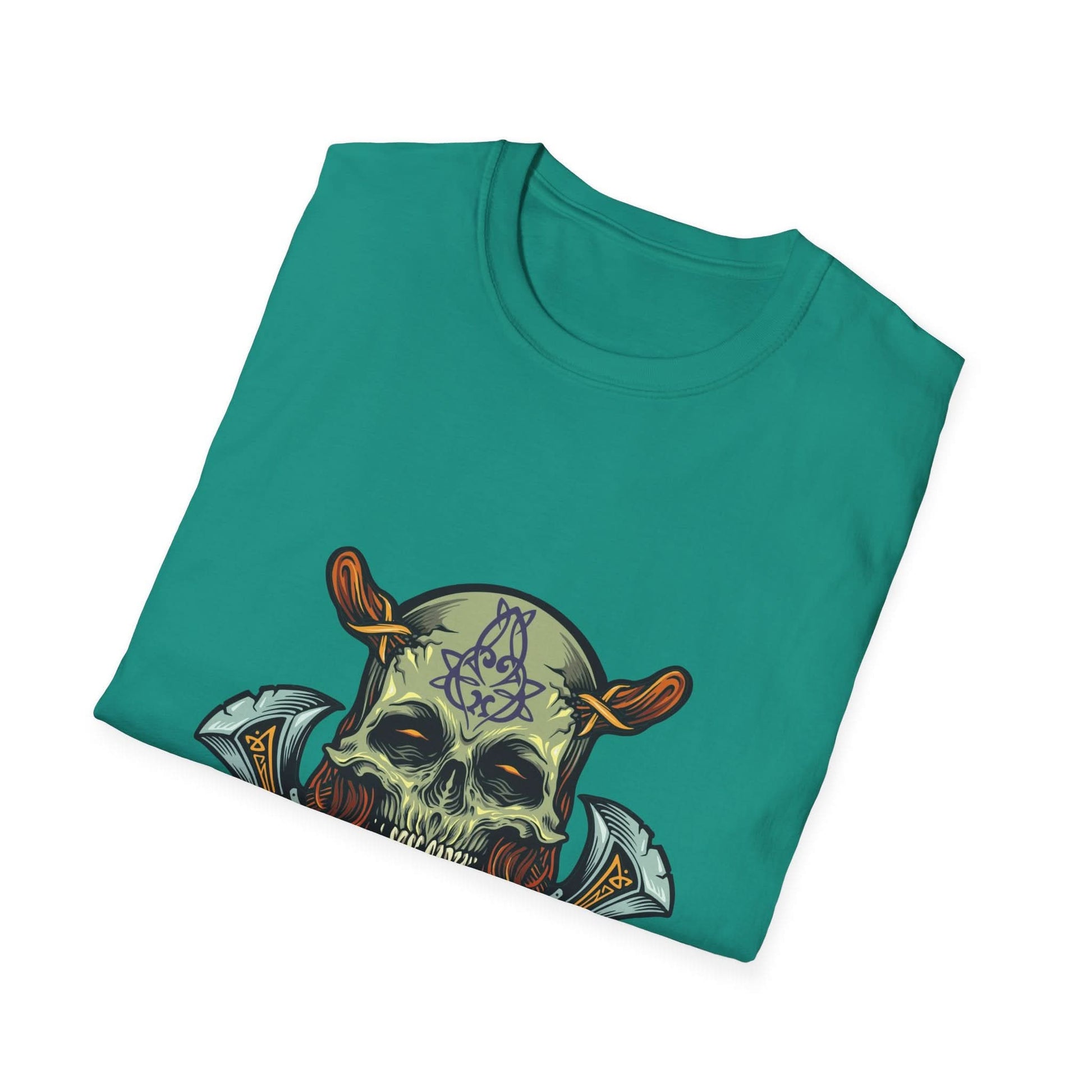 Viking Skull Warrior with Axe - Mleem