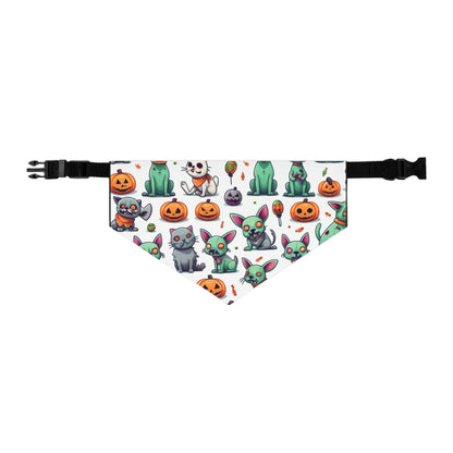 Halloween Pet Bandana Collar, Dog Accessory for Fall, Cute Dog Costume, Trick or Treat Bandana, Pet Halloween Costume