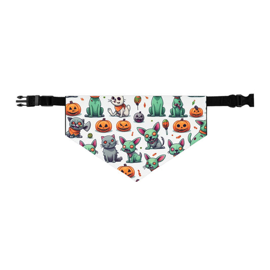 Halloween Pet Bandana Collar, Dog Accessory for Fall, Cute Dog Costume, Trick or Treat Bandana, Pet Halloween Costume