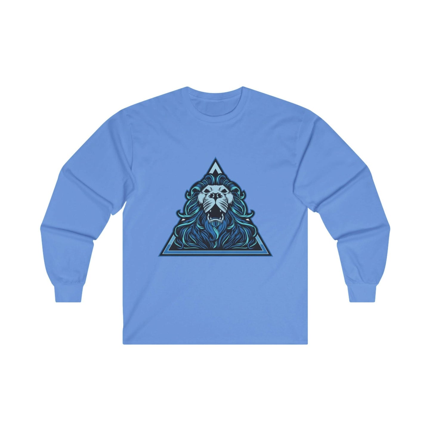 Lion Head in Blue Triangle - Mleem