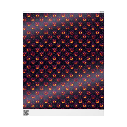 Halloween Themed Wrapping Paper, Festive Gift Wrap, Spooky Gift Wrap for Fall, Pumpkin Gift Wrap, Holiday Wrapping Sheets