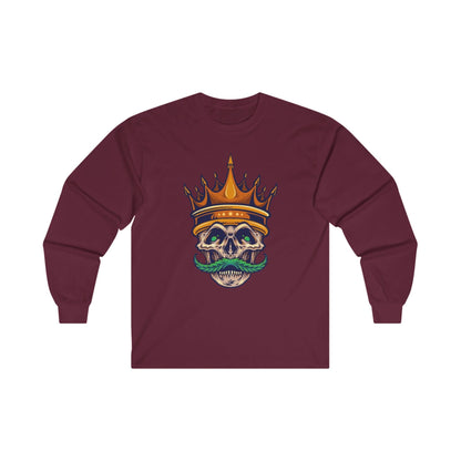 Gold Crown With Weed Mustache - Mleem