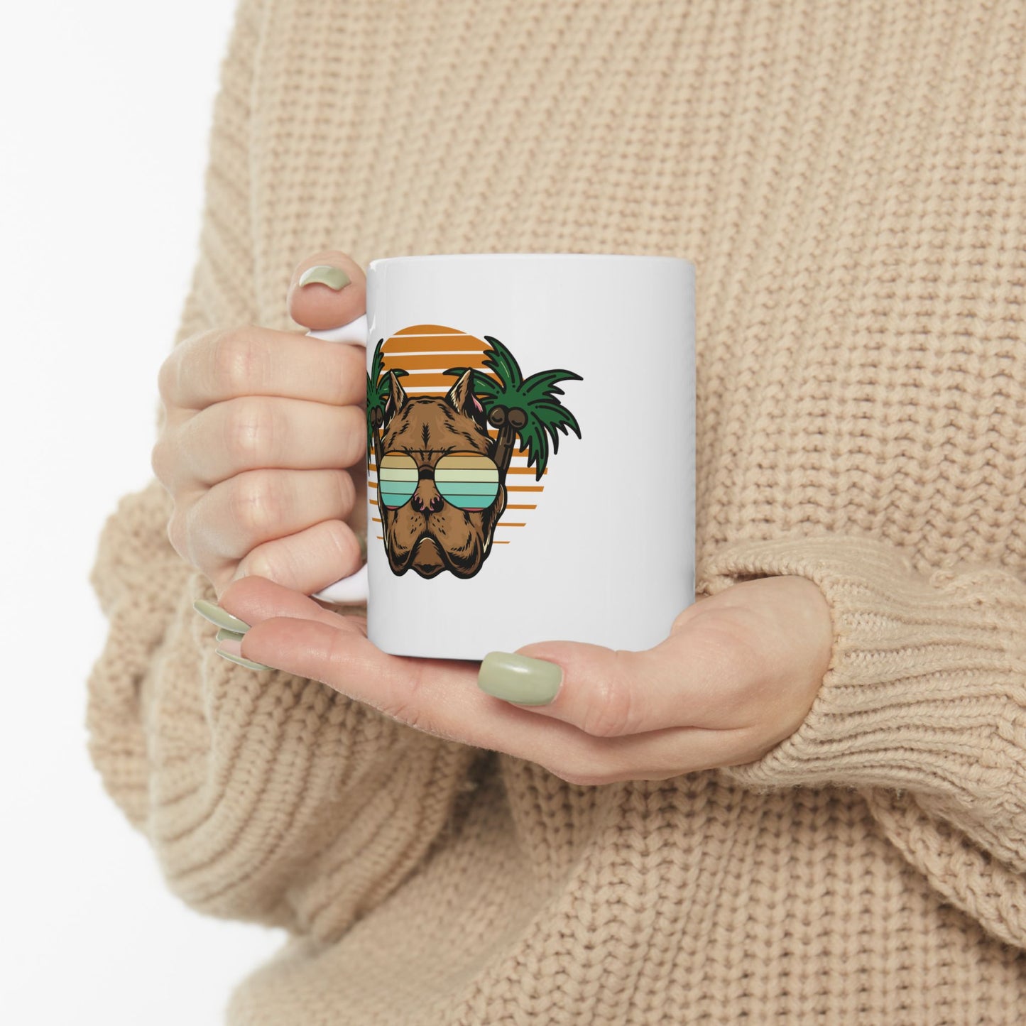 Tropical Sunset Ceramic Mug
