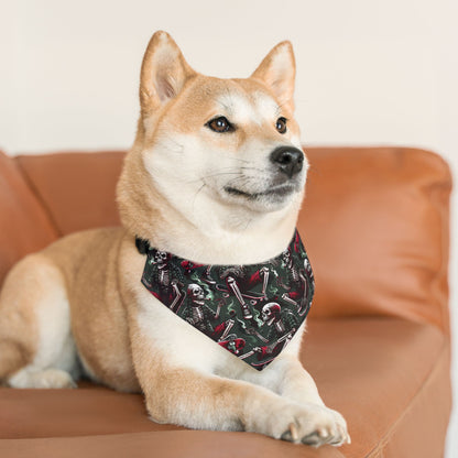 Spooky Skeleton Pet Bandana Collar | Halloween Dog Accessory, Cute Pet Costume, Skull Print Dog Bandana, Festive Dog Gear, Pet [...]