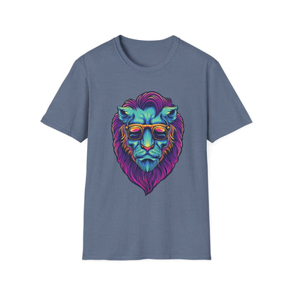 Lion Head with Sunglasses Psychedelic - Mleem