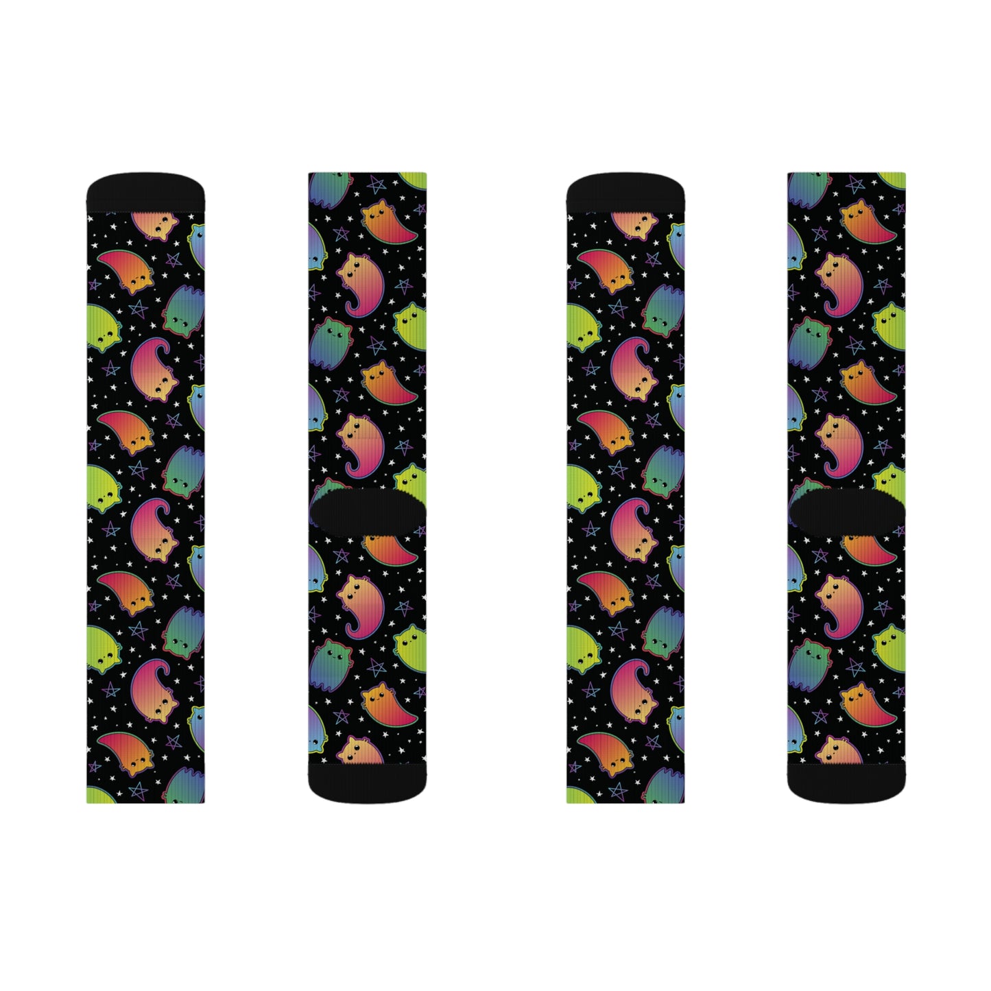 Colorful Cosmic Socks, Fun Socks for Kids and Adults, Unique Gift for Space Lovers, Party Accessories, Trendy Everyday Wear