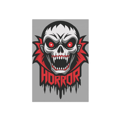 Spooky Garden Banner, Halloween Decor, Terrifying Lawn Sign, Horror Flag, Scary Housewarming Gift, Outdoor Artwork