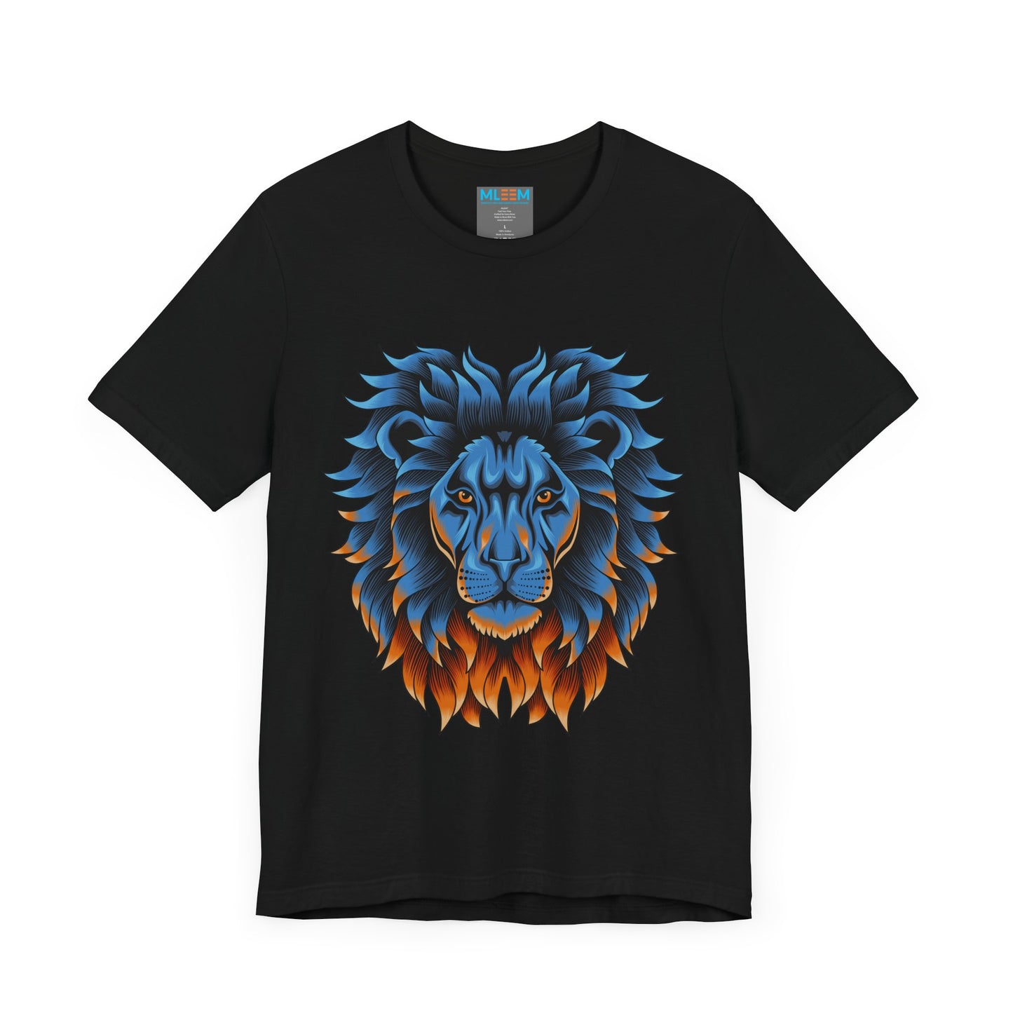 Dynamic Lion Graphic Tee - Unisex Short Sleeve Jersey T-Shirt