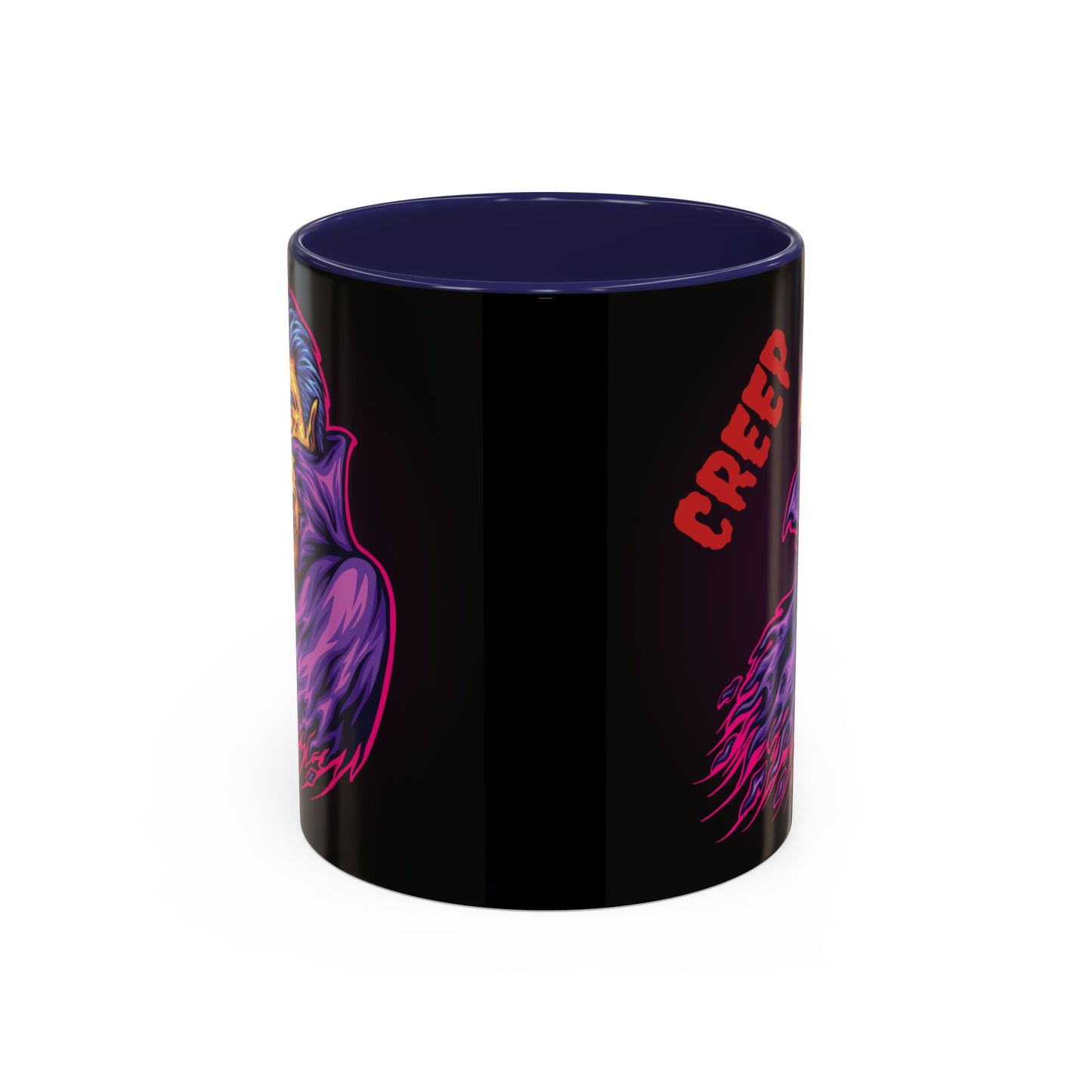 Creepy Gothic Accent Coffee Mug for Spooky Vibes, Halloween Decor, Unique Gift, Coffee Lover, Witchcraft Essentials