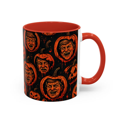 Spooky Pumpkin Faces Coffee Mug | Halloween Gifts, Funny Coffee Cup, Whimsical Mug, Holiday Decor, Unique Gifts