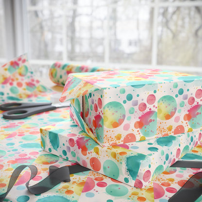 Vibrant Wrapping Paper Roll for All Occasions, Gift Wrap, Birthday, Holiday, Party Supplies, Eco-Friendly Gift Wrap