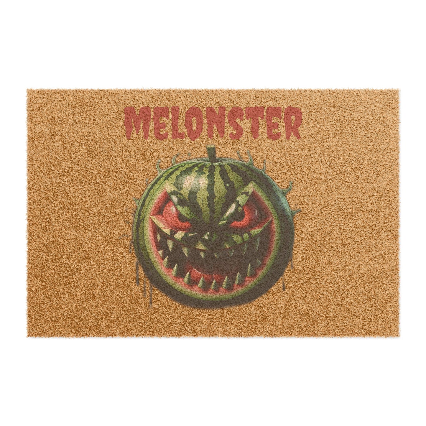 Funny Monster Doormat, Halloween Decor, Unique Entryway Rug, Housewarming Gift, Home Decoration