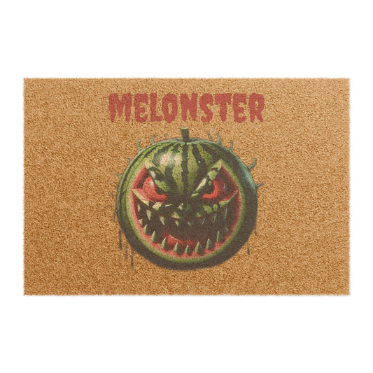 Funny Monster Doormat, Halloween Decor, Unique Entryway Rug, Housewarming Gift, Home Decoration