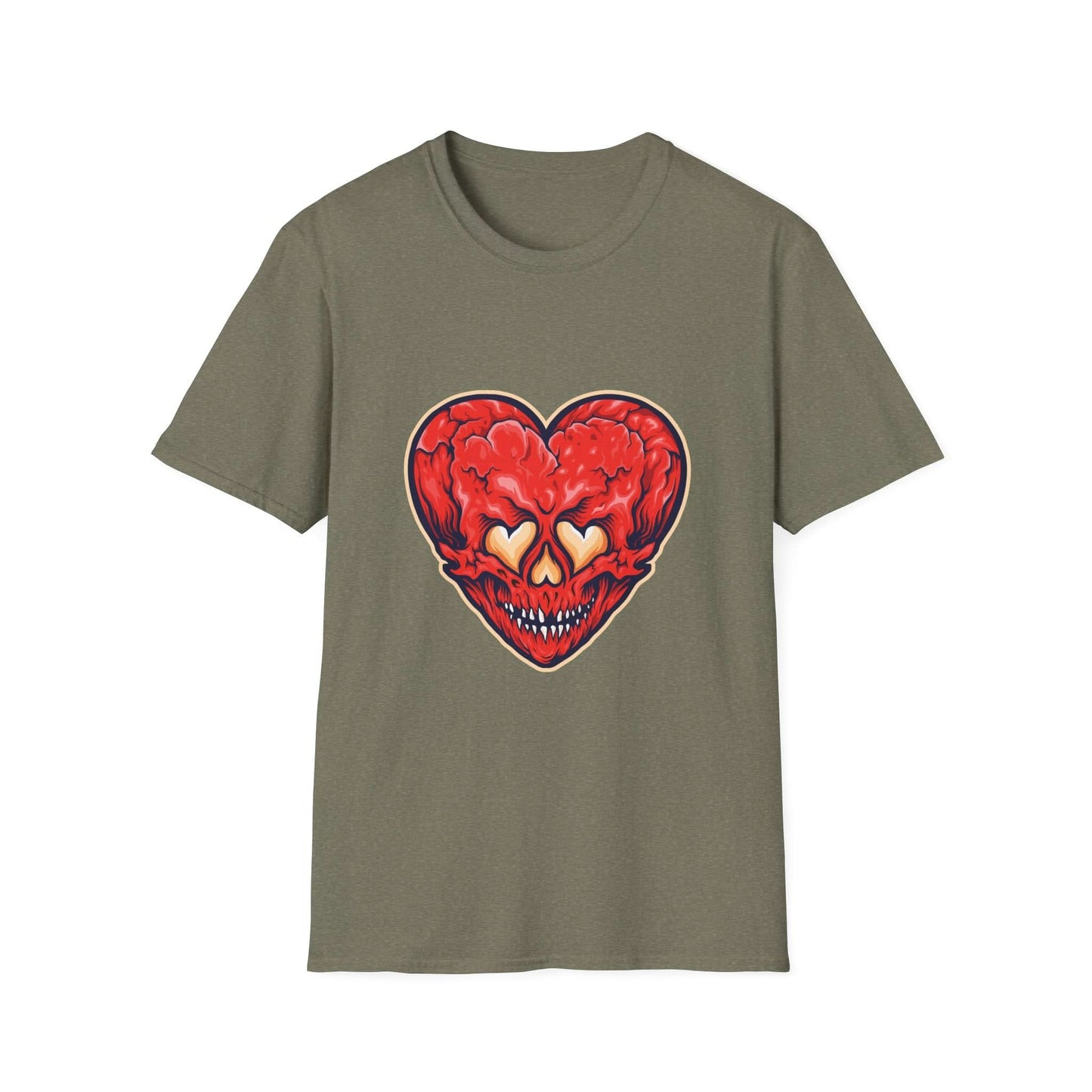Cracked Heart Love Skull - Mleem