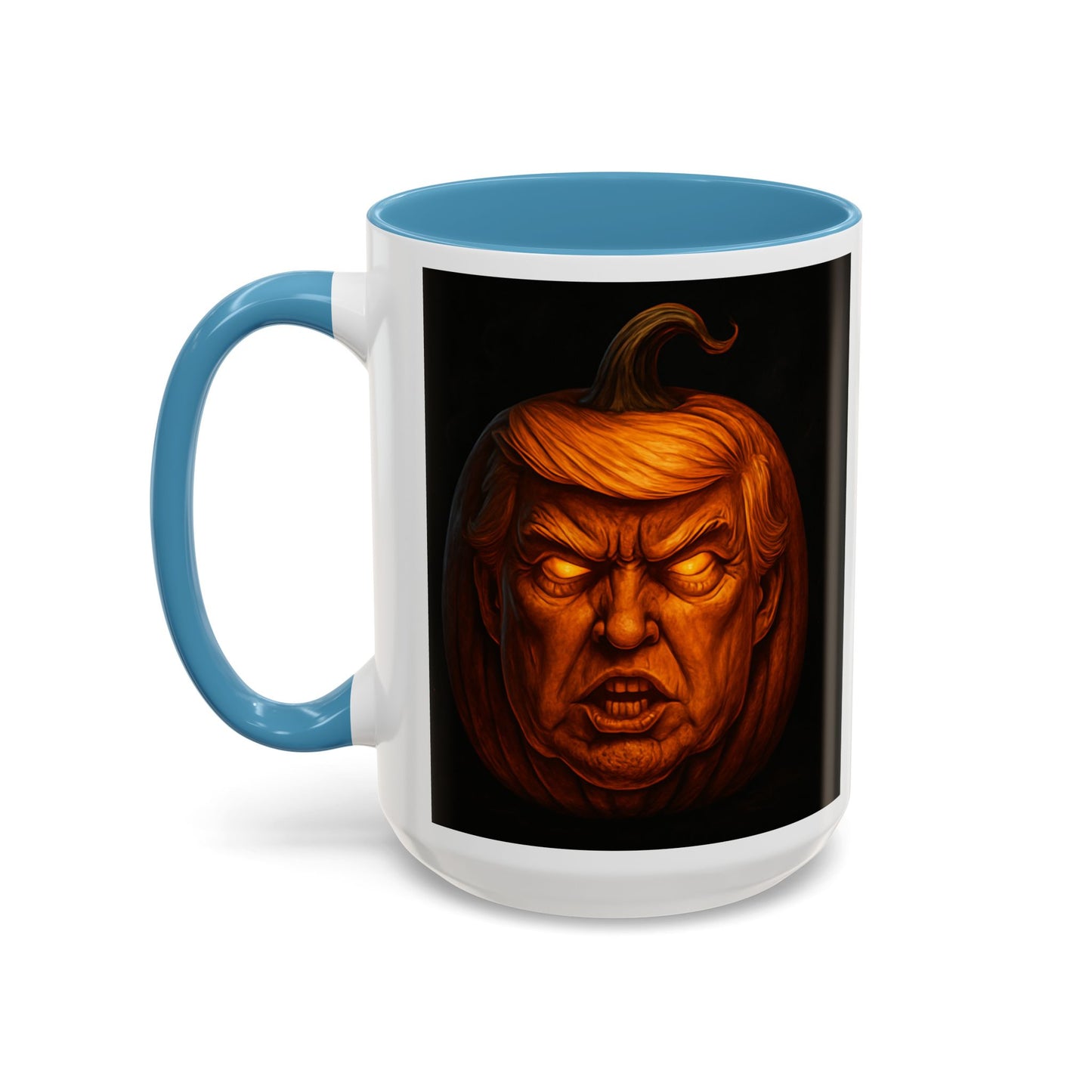 Halloween Pumpkin President Mug, Fun Gift for Coffee Lovers, Spooky Decor, Trick or Treat, Autumn Vibes, Unique Collectible
