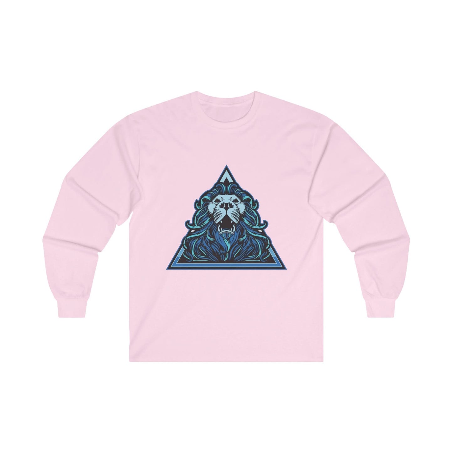 Lion Head in Blue Triangle - Mleem