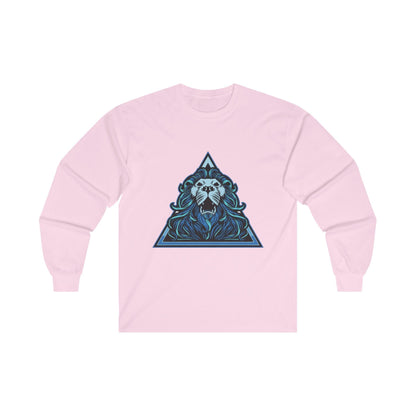Lion Head in Blue Triangle - Mleem