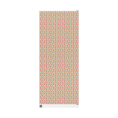 Floral Wrapping Paper for All Occasions, Gift Wrap Roll, Birthday, Holiday, Eco-Friendly, Festive Gift Packaging, Artisan Design