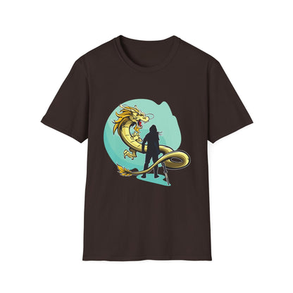 Swordsman Challenging The Dragon - Mleem