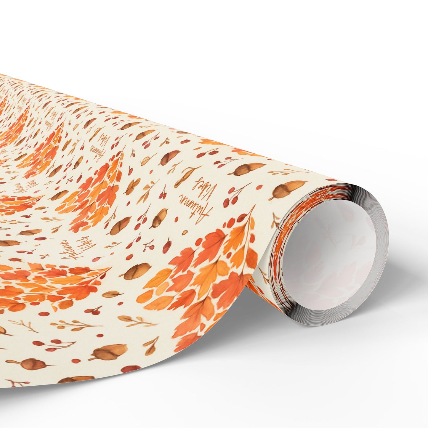 Autumn-Inspired Wrapping Papers, Eco-Friendly Gift Wrap, Fall Floral Design, Perfect for Thanksgiving, Birthdays, Holiday Celebrations