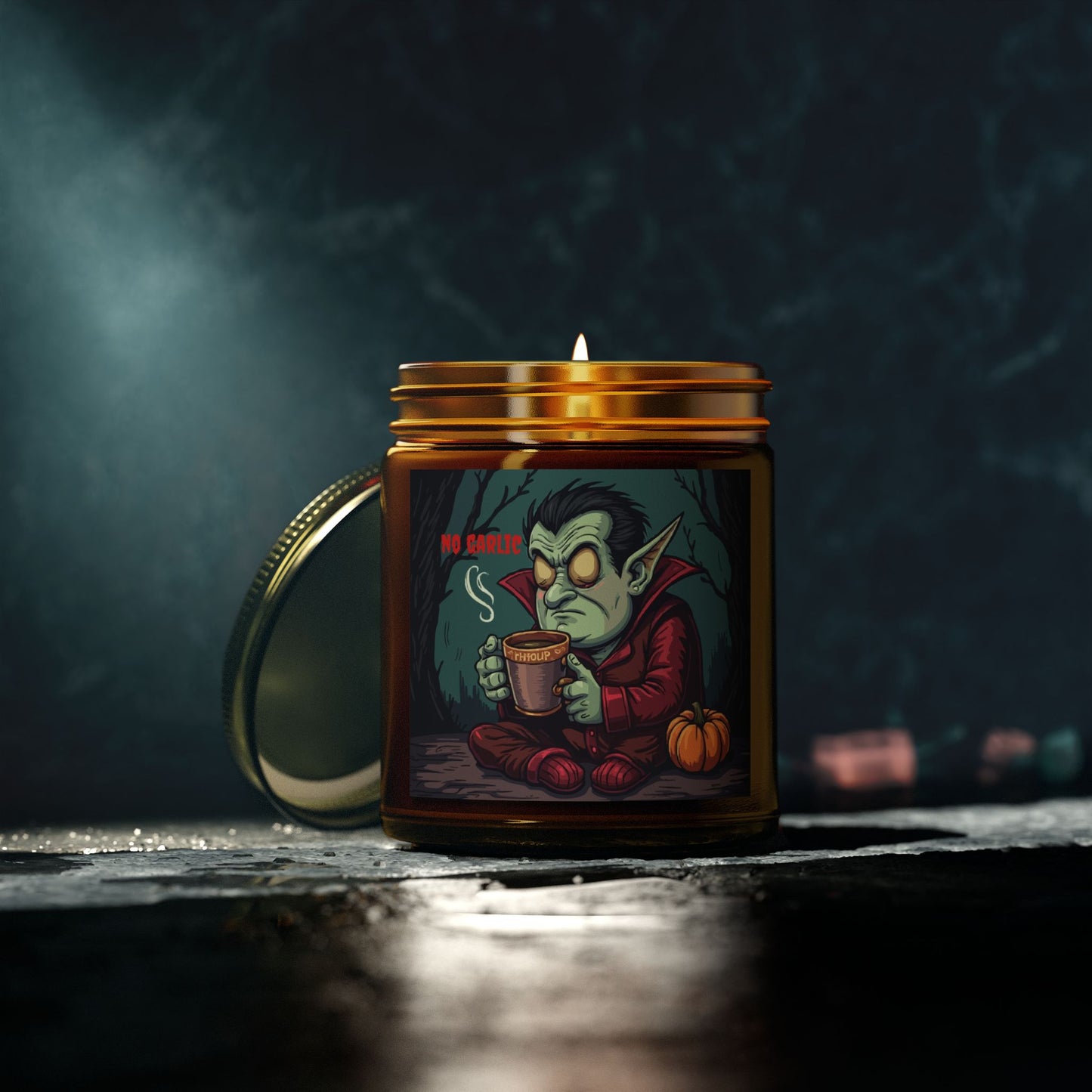 Cozy Halloween Scented Candles, Hand-Poured Coconut Apricot Wax, Fall Decor, Spooky Home Fragrance, Gifts for Witch Lovers, Autumn Vibes