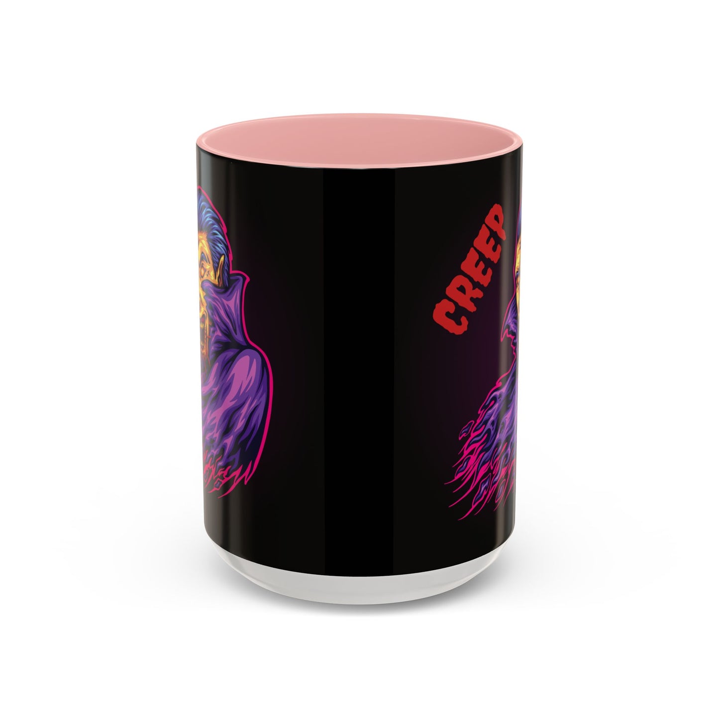 Creepy Gothic Accent Coffee Mug for Spooky Vibes, Halloween Decor, Unique Gift, Coffee Lover, Witchcraft Essentials