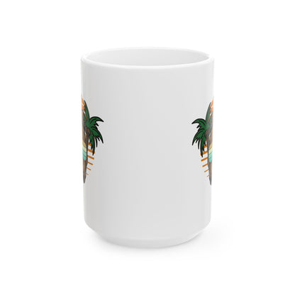 Tropical Sunset Ceramic Mug
