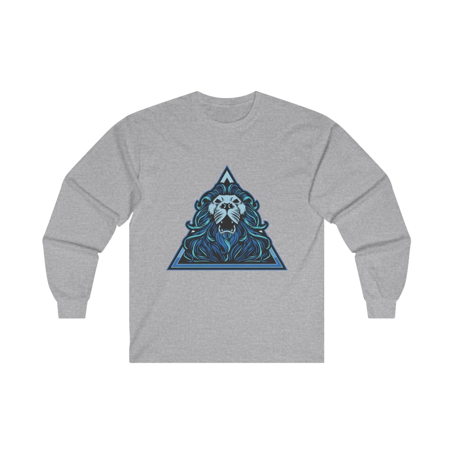 Lion Head in Blue Triangle - Mleem