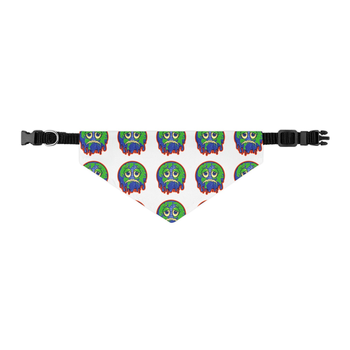 Pet Bandana Collar with Colorful Monster Design - Cute Dog Accessory for Halloween, Pet Costume, Dog Fashion, Dog Party, Puppy Gift