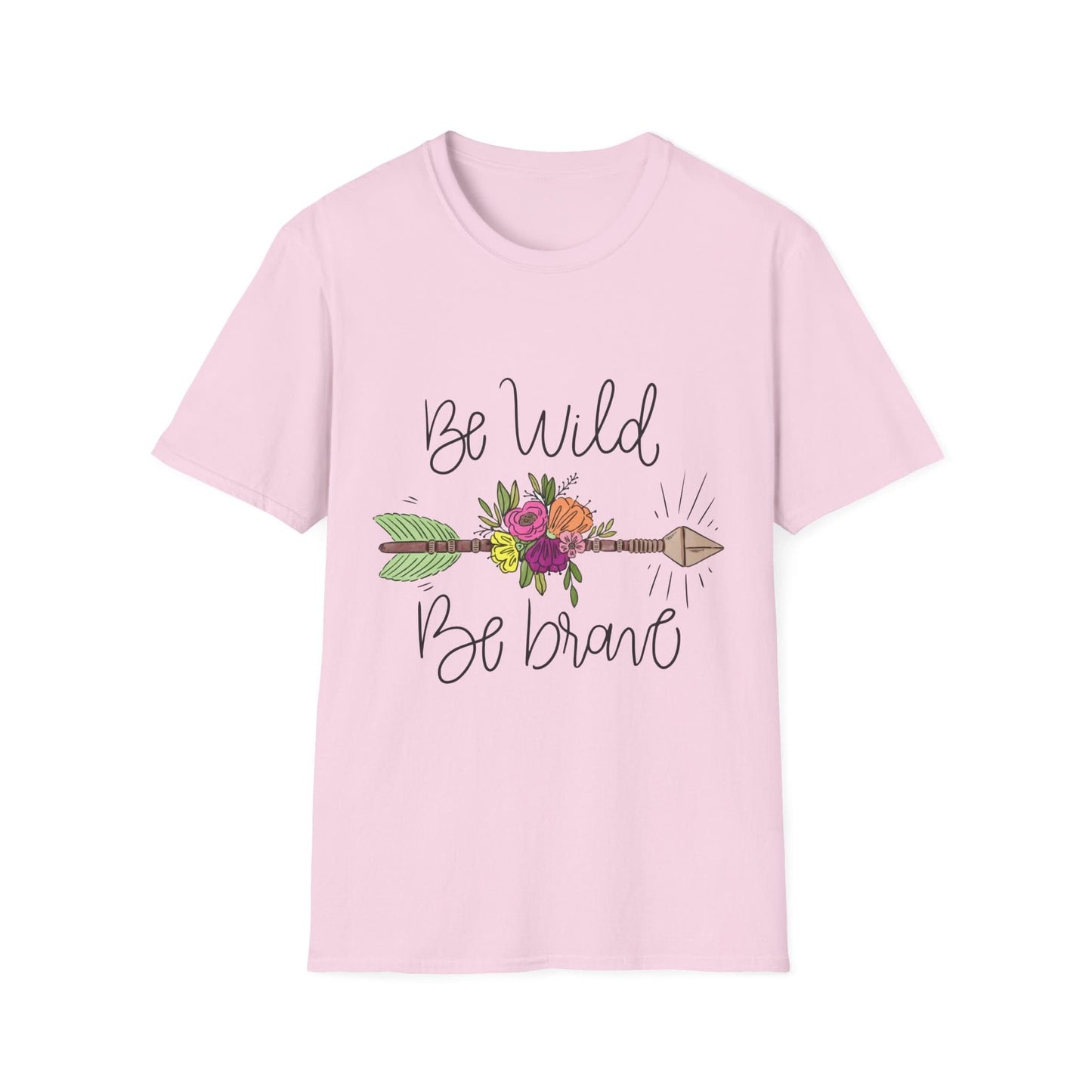 Be Wild Be Brave Flower Arrow - Mleem