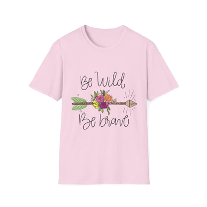 Be Wild Be Brave Flower Arrow - Mleem