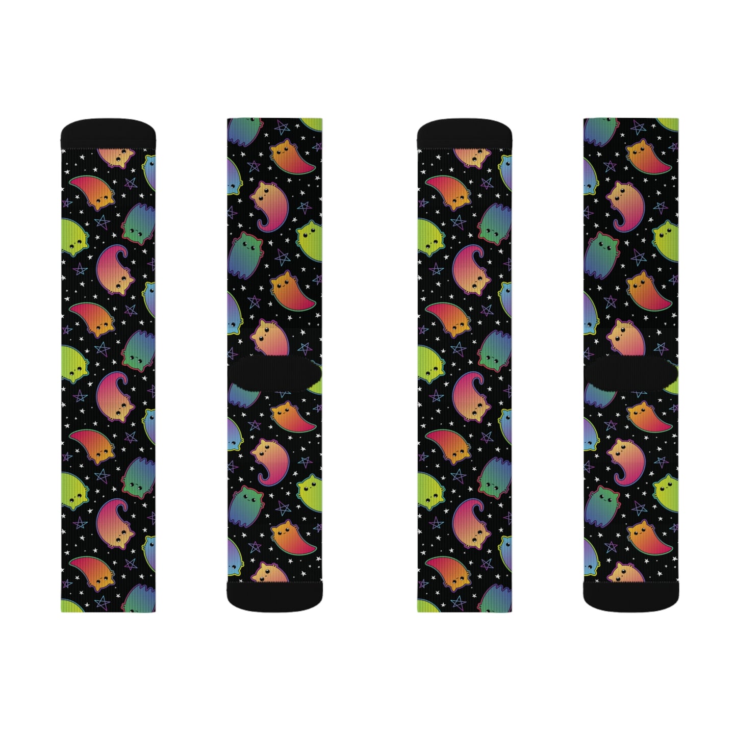 Colorful Cosmic Socks, Fun Socks for Kids and Adults, Unique Gift for Space Lovers, Party Accessories, Trendy Everyday Wear