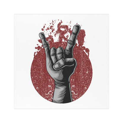 Rock Hand Car Magnets - Cool Car Accessories, Music-Themed Decor, Road Trip Essentials, Gift for Music Lovers