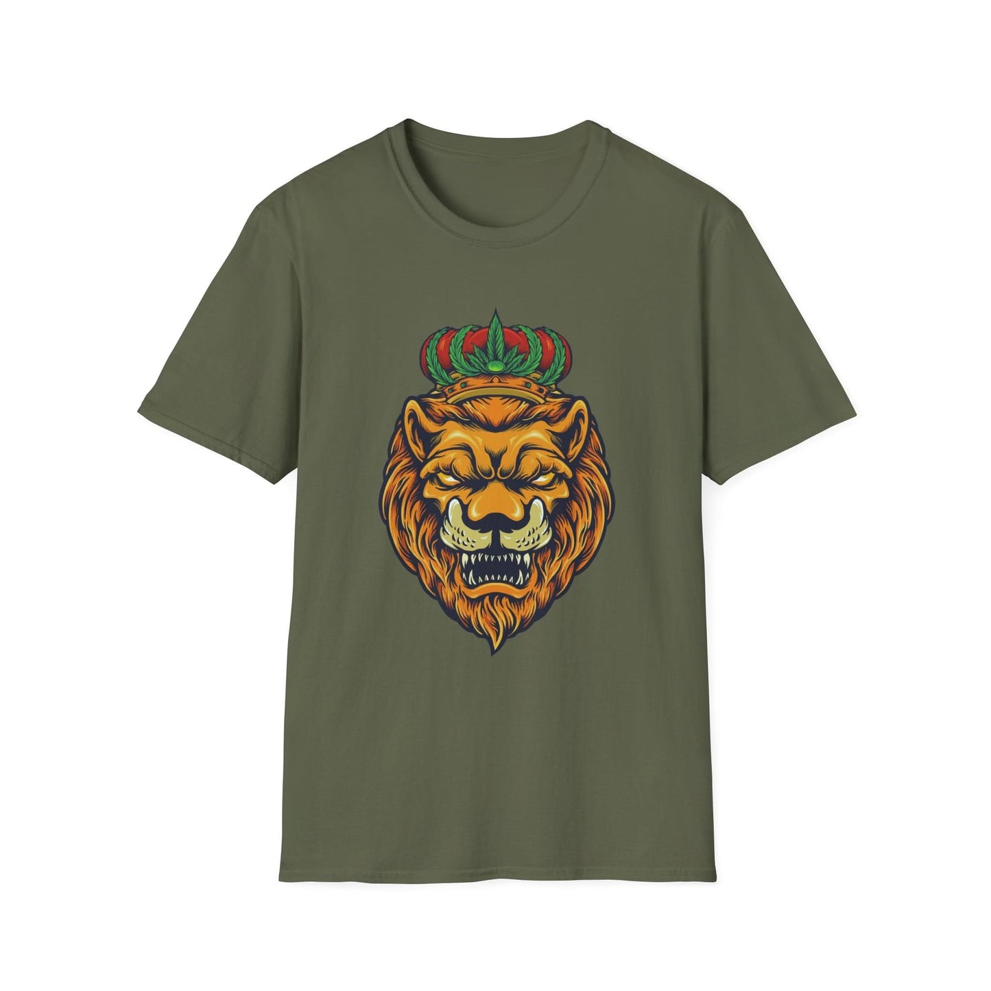 Angry Lion Head with Crown - Mleem