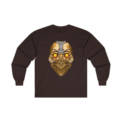 Skull Robot Head Mascot - Mleem
