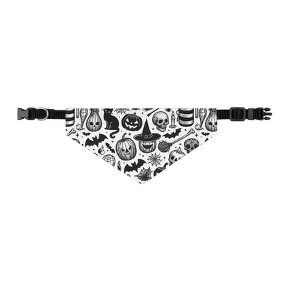 Spooky Pet Bandana Collar for Halloween, Dog Accessory, Halloween Costume, Pet Gift, Festival Fashion, Pet Costume